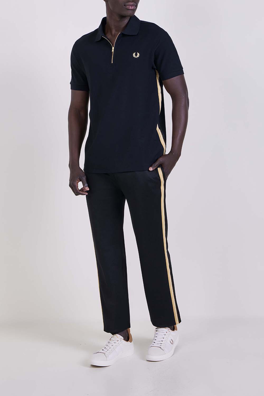 חולצת פולו חצי רוכסן